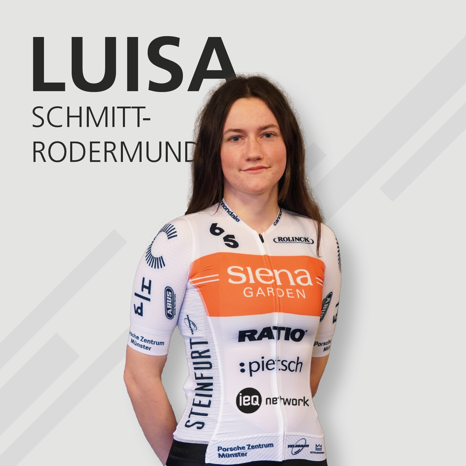 Luisa Schmitt-Rodermund Siena Garden Racing Fahrerin im Trikot